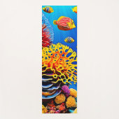 水中コーラルガーデンデザイン ヨガマット (正面)