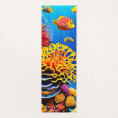 水中コーラルガーデンデザイン ヨガマット (裏面)