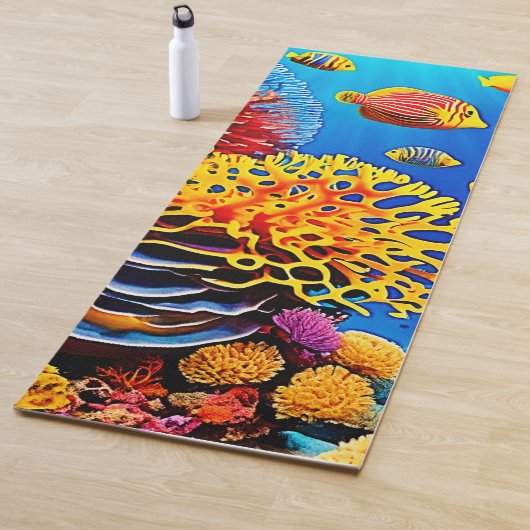 水中コーラルガーデンデザイン ヨガマット (インサイチュ)