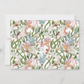 水中コーラルシェルカップルシャワー サンキューカード (裏面)