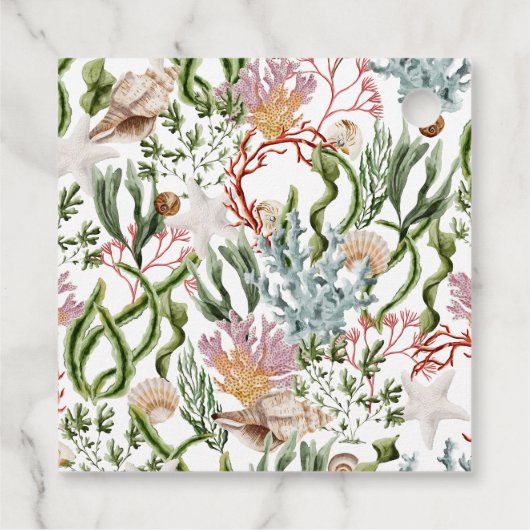 水中コーラルシェルカップルシャワー フェイバータグ (裏面)