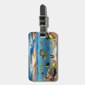 水中コーラルリーフ熱帯魚 ラゲッジタグ (正面縦)