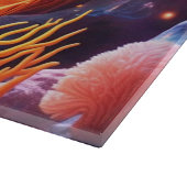 水中サンゴ渦 カッティングボード (角)
