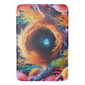 水中サンゴ渦 バスマット (正面縦)