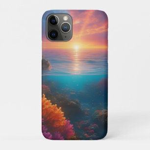 水中サンセットトロピカル1 iPhone 11 PROケース