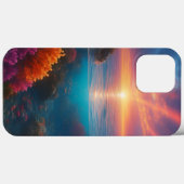 水中サンセットトロピカル1 Case-Mate iPhoneケース (裏面 (横))