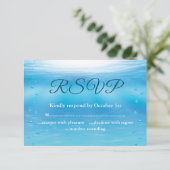 水中サンディトゥーズサルティキスビーチ結婚式 出欠カード (スタンド正面)