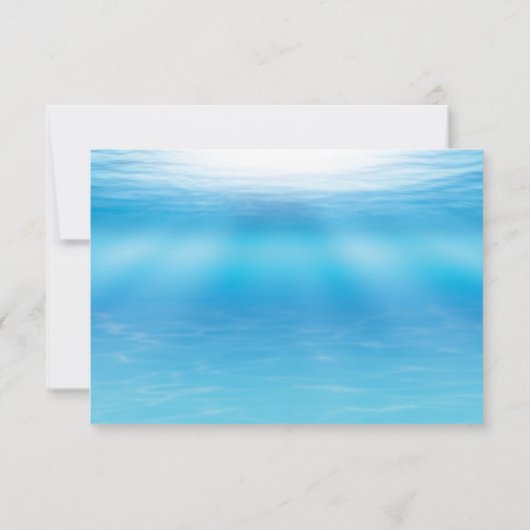 水中サンディトゥーズサルティキスビーチ結婚式 出欠カード (裏面)