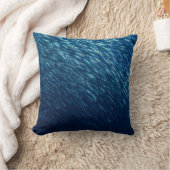 水中シーフィッシュスクール抽象芸術 クッション (ブランケット)