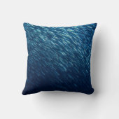 水中シーフィッシュスクール抽象芸術 クッション (裏面)