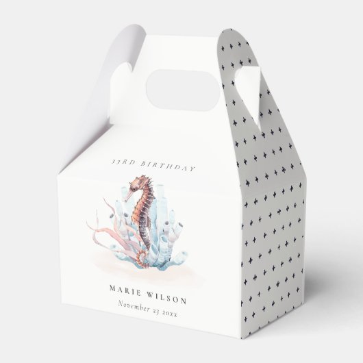 水中シーホース海藻コーラルエイジ誕生日 フェイバーボックス (裏面サイド)