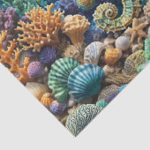 水中シーユニコーンのカップル – Decopage - 薄葉紙 (詳細)