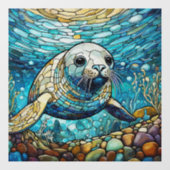 水中シールステンドグラス美術 ウィンドウサイン (シート)