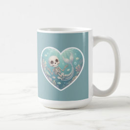 水中シーンのスケルトンメルメイド コーヒーマグカップ