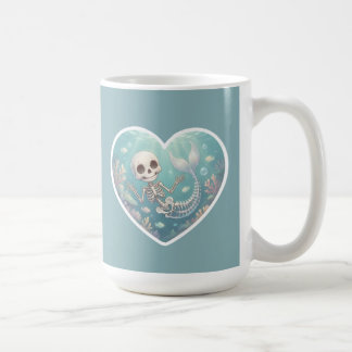 水中シーンのスケルトンメルメイド コーヒーマグカップ