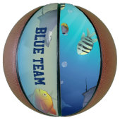 水中シーン バスケットボール (縦)