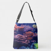 水中シーン、海、海自然シーン クロスボディバッグ (裏面)