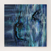 水中スイミングウィメンズジグソーパズル ジグソーパズル (横)