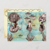 水中スチームパンクフロティヤ ポストカード (正面/裏面)