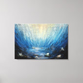 水中セレニティキャンバスプリント キャンバスプリント (正面)