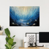 水中セレニティポスタープリント ポスター (ホームオフィス)