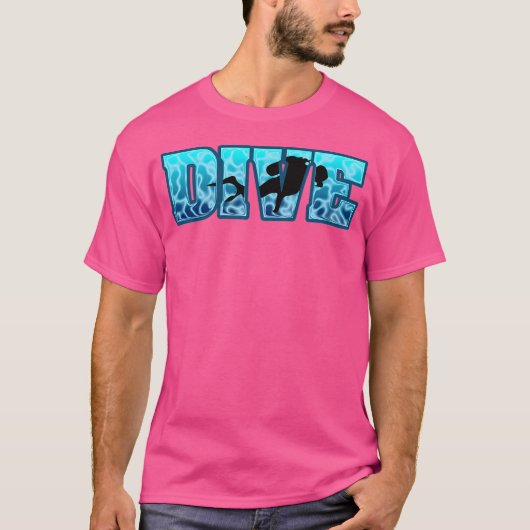 水中ダイビング Tシャツ (正面)