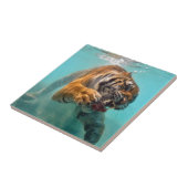 水中トラ タイル (側面)