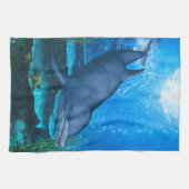 水中ドルフィン キッチンタオル (横)