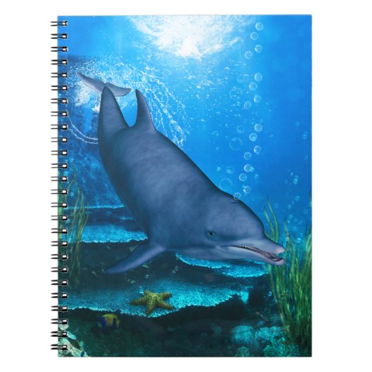 水中ドルフィン ノートブック (正面)