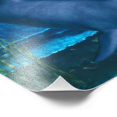 水中ドルフィン フォトプリント            (角)