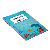 水中ドルフィン/新学期 ノートブック (右側)