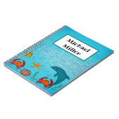 水中ドルフィン/新学期 ノートブック (左側)