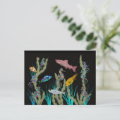 水中ネオンファンタジー ポストカード (スタンド正面)