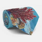 水中ハンドコー絵を描ルリーフ ネクタイ (ロール)