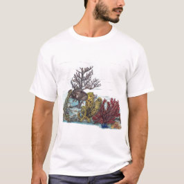 水中ハンドコー絵を描ルリーフ Tシャツ