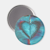 水中ハート磁石 マグネット (正面/裏面)