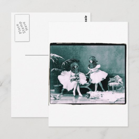 水中バレエ ポストカード (正面/裏面)