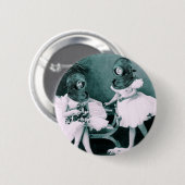 水中バレエ 缶バッジ (正面&裏面)