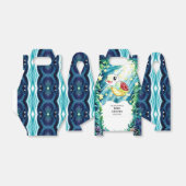 水中パステルタートルベビーシャワー フェイバーボックス (折り畳みなし)