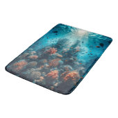 水中パラダイス鮮やかコーラルリーフ&シーライフ バスマット (アングル)
