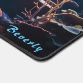 水中パーソナライズされたサンゴ礁デスクマット デスクマット (コーナー)