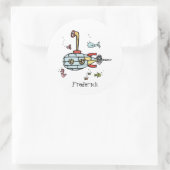 水中パーソナライズされた潜水艦 ラウンドシール (バッグ)