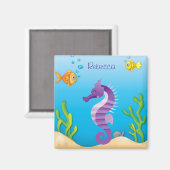 水中パープルシーホース マグネット (正面/裏面)