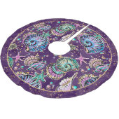 水中パープルリュックス |ダークパステル金ゴールドシーライフ ブラッシュドポリエステルツリースカート (アングル)