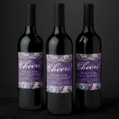 水中パープルリュックス |ダークパステル金ゴールドシーライフ ワインラベル