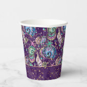 水中パープルリュックス |ダークパステル金ゴールドシーライフ 紙コップ (右)