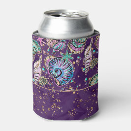 水中パープルリュックス |ダークパステル金ゴールドシーライフ 缶クーラー