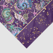 水中パープルリュックス |ダークパステル金ゴールドシーライフ 薄葉紙 (詳細)