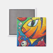 水中ピエロ のまわりに マグネット (正面/裏面)