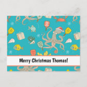 水中ピックボール、ミニポストカード ポストカード (正面)